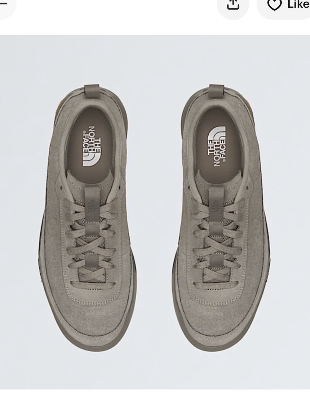 The North Face unisex Grey Textured Low-Top Sneakers